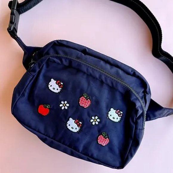 BAGGU Handbags - NWT Baggu Fanny Pack - Embroidered Hello Kitty